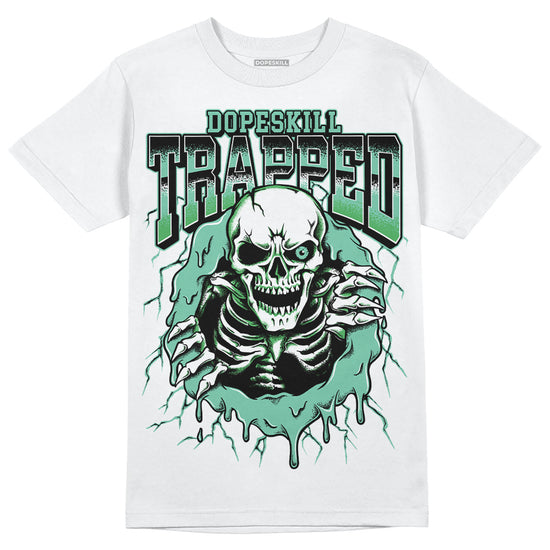 Jordan 1 High OG Green Glow DopeSkill T-Shirt Trapped Halloween Graphic Streetwear - White