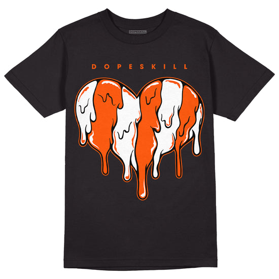 MSCHF Super Normal 2 Orange Milk DopeSkill T-Shirt Slime Drip Heart Graphic Streetwear - black