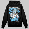 Jordan 11 Retro Legend Blue DopeSkill Hoodie Sweatshirt Stay It Busy Graphic Streetwear - Black