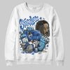 Jordan 12 “Blueberry” DopeSkill Sweatshirt Stressless Graphic Streetwear - White