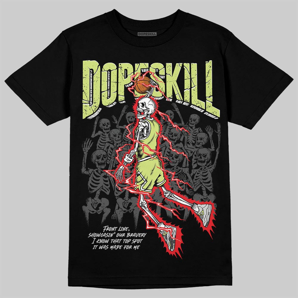 Jordan 4 GS “Light Lemon Twist” DopeSkill T-Shirt Thunder Dunk Graphic Streetwear - black
