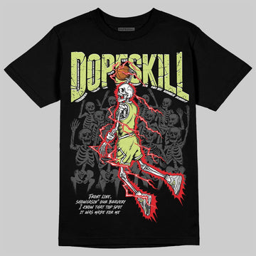 Jordan 4 GS “Light Lemon Twist” DopeSkill T-Shirt Thunder Dunk Graphic Streetwear - black