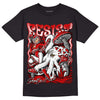 Jordan 1 Retro Low "Black Toe" DopeSkill T-Shirt Resist Graphic Streetwear - Black