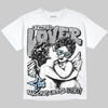 Jordan 5 Retro Wolf Grey DopeSkill T-Shirt Real Ones Choose Loyalty Graphic Streetwear - White