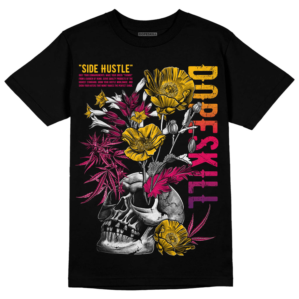 Jordan 3 Retro SP J Balvin Medellín Sunset DopeSkill T-Shirt Side Hustle Graphic Streetwear - Black 