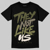 Jordan 3 “Medium Olive” aka “Family Affair” DopeSkill T-Shirt They Not Like Us Graphic Streetwear - Black