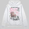 AMIRI White & Pink Stars Court Sneakers DopeSkill Hoodie Sweatshirt Speak It Graphic Streetwear - White