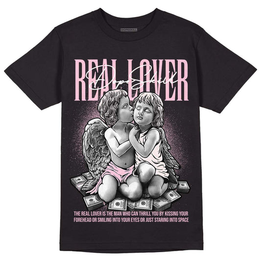 Dunk Low LX Pink Foam DopeSkill T-Shirt Real Lover Graphic Streetwear - Black