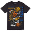 Dunk Blue Jay and University Gold DopeSkill T-Shirt Side Hustle Graphic Streetwear - Black 