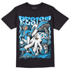 Jordan 1 High Retro OG “University Blue” DopeSkill T-Shirt Resist Graphic Streetwear - Black