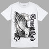 Jordan 2 Cement Grey DopeSkill T-Shirt Trust God Graphic Streetwear - White