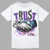 Dunk Low Championship Court Purple DopeSkill T-Shirt Trust No One Graphic Streetwear - White