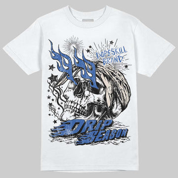 Jordan 1 Low Travis Scott x Fragment DopeSkill T-Shirt Drip Season Graphic Streetwear - White