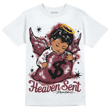 Jordan 1 Retro High OG “Team Red” DopeSkill T-Shirt Heaven Sent Graphic Streetwear - White