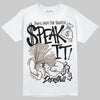 Adidas Samba OG White Black Clear Granite DopeSkill T-Shirt Speak It Graphic Streetwear - White