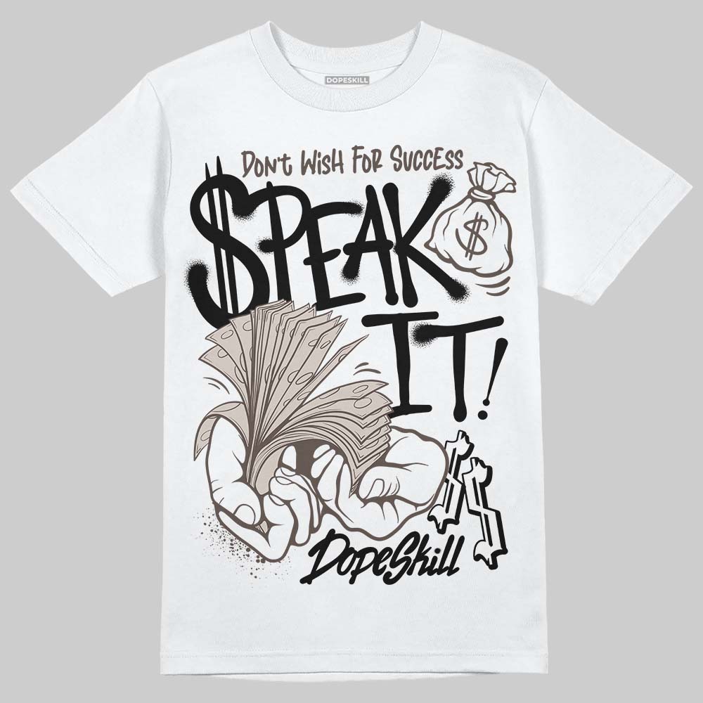 Adidas Samba OG White Black Clear Granite DopeSkill T-Shirt Speak It Graphic Streetwear - White