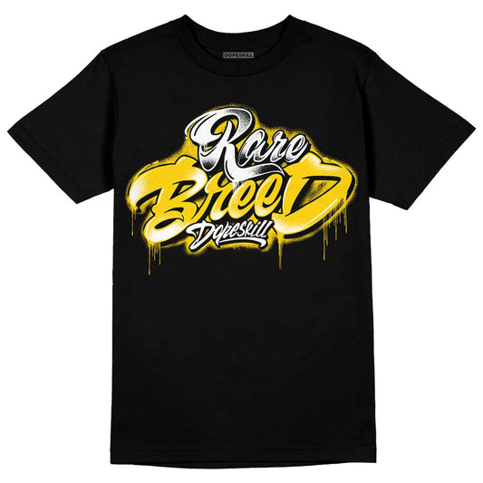 Jordan 6 “Yellow Ochre” DopeSkill T-Shirt Rare Breed Type Graphic Streetwear - Black