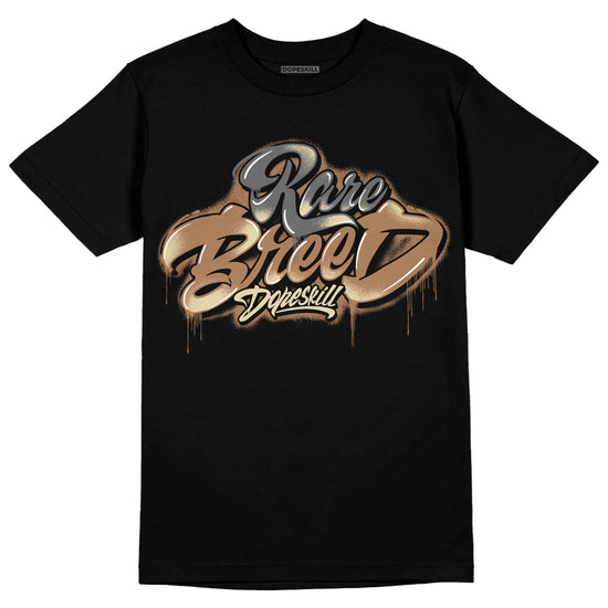 Jordan 6 WMNS Gore-Tex Brown Kelp DopeSkill T-Shirt Rare Breed Type Graphic Streetwear - Black