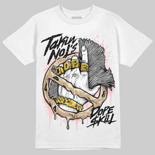 Nike Air Force 1 Low Canvas “Linen” DopeSkill T-Shirt Takin No L's Graphic Streetwear - White