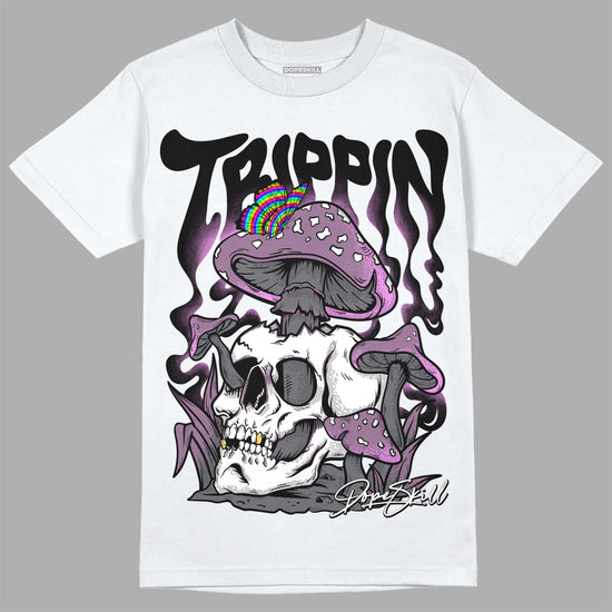 Jordan 2 “Mauve/Off-Noir” DopeSkill T-Shirt Trippin Graphic Streetwear - White