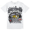 Jordan 14 Retro 'Stealth' DopeSkill T-Shirt Hot Mouth Graphic Streetwear - White