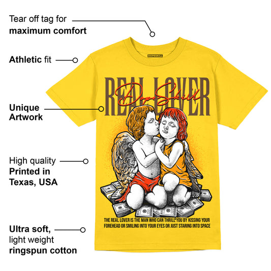 Yellow Ochre 6s DopeSkill Yellow T-shirt Real Lover Graphic