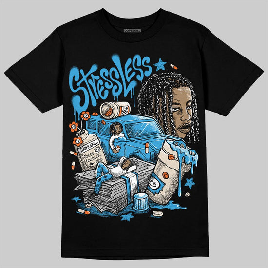 Jordan 1 High OG “UNC” Reimagined DopeSkill T-Shirt Stressless Graphic Streetwear - Black