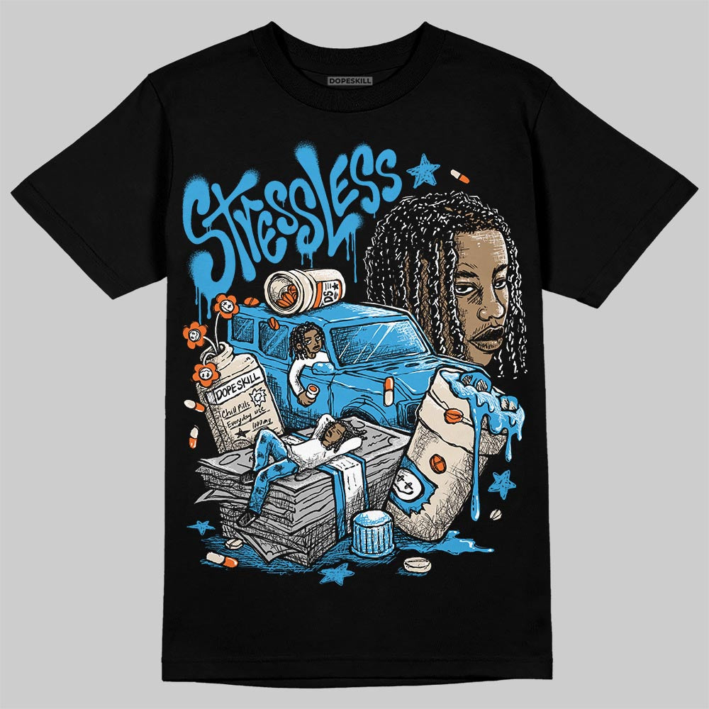 Jordan 1 High OG “UNC” Reimagined DopeSkill T-Shirt Stressless Graphic Streetwear - Black