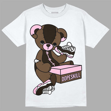 Jordan 11 Retro Neapolitan DopeSkill T-Shirt Sneakerhead BEAR Graphic Streetwear