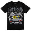 Jordan 14 Retro 'Stealth' DopeSkill T-Shirt Hot Mouth Graphic Streetwear - Black