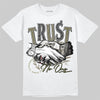 Jordan 3 “Medium Olive” aka “Family Affair” DopeSkill T-Shirt Trust No One Graphic Streetwear - White
