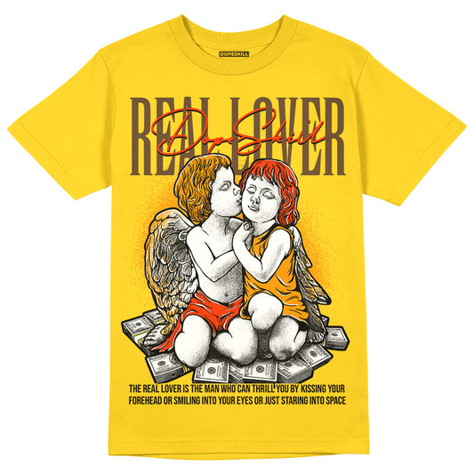 Jordan 6 “Yellow Ochre” DopeSkill Yellow T-shirt Real Lover Graphic Streetwear