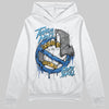 Jordan 12 “Blueberry” DopeSkill Hoodie Sweatshirt Takin No L's Graphic Streetwear - White