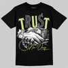 Jordan 4 GS “Light Lemon Twist” DopeSkill T-Shirt Trust No One Graphic Streetwear  black