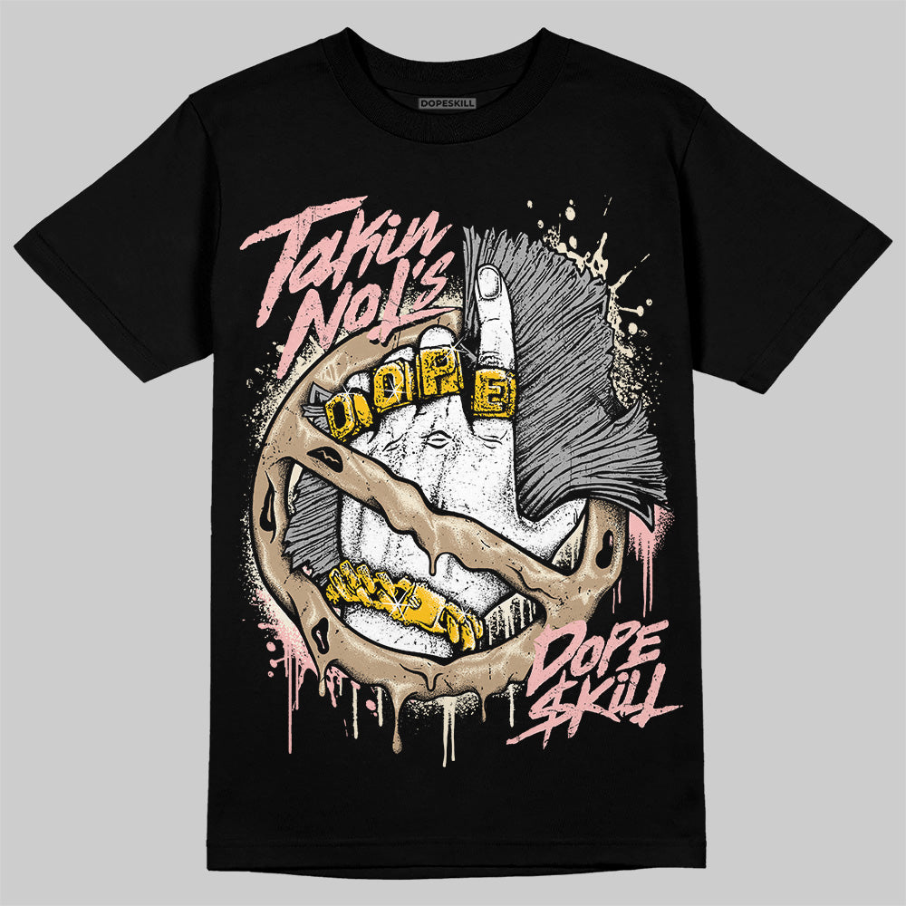 Nike Air Force 1 Low Canvas “Linen” DopeSkill T-Shirt Takin No L's Graphic Streetwear - Black