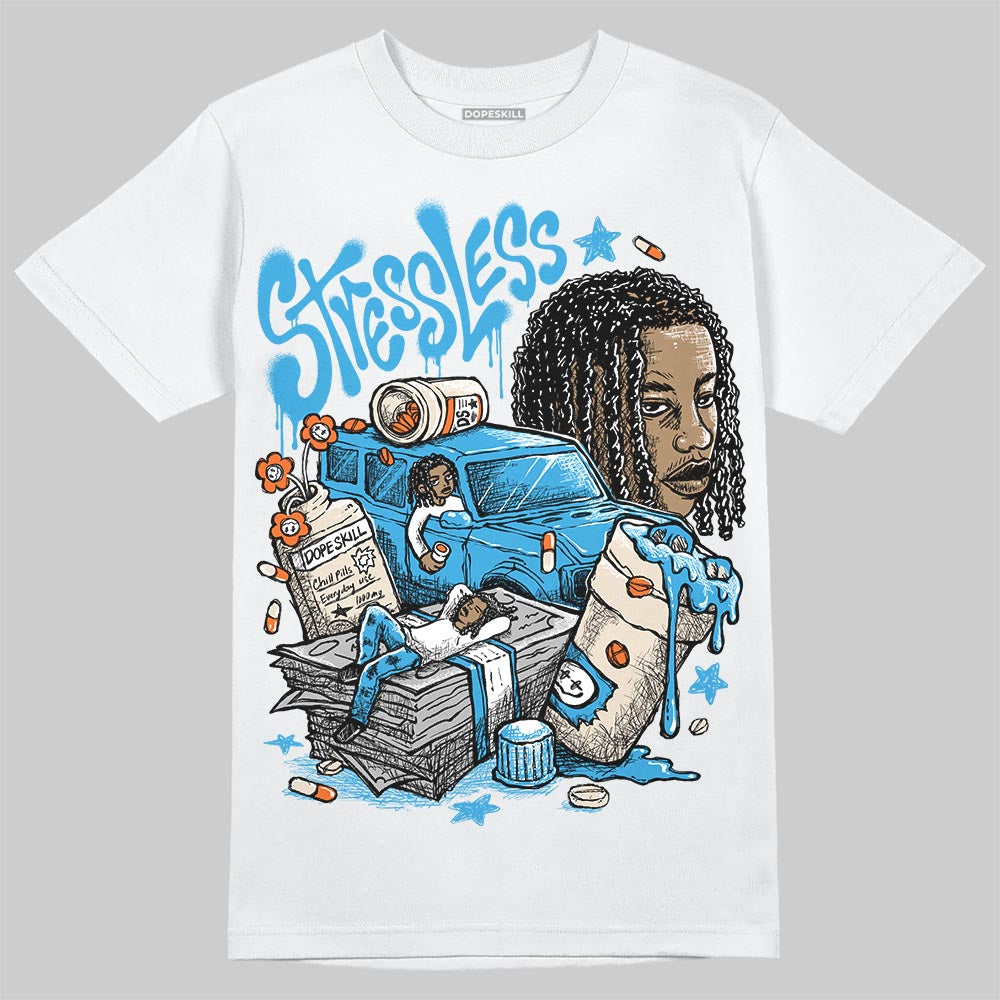 Jordan 1 High OG “UNC” Reimagined DopeSkill T-Shirt Stressless Graphic Streetwear - White
