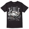 Jordan 2 Cement Grey DopeSkill T-Shirt Trust No One Graphic Streetwear - Black