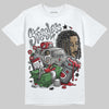 Jordan 9 Cool Grey DopeSkill T-Shirt Stressless Graphic Streetwear - White