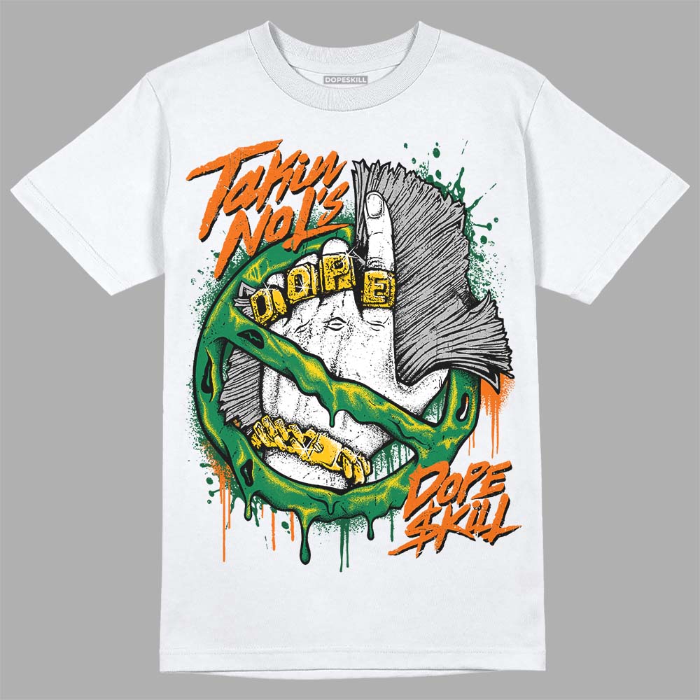 Green Sneakers DopeSkill T-Shirt Takin No L's Graphic Streetwear - White 