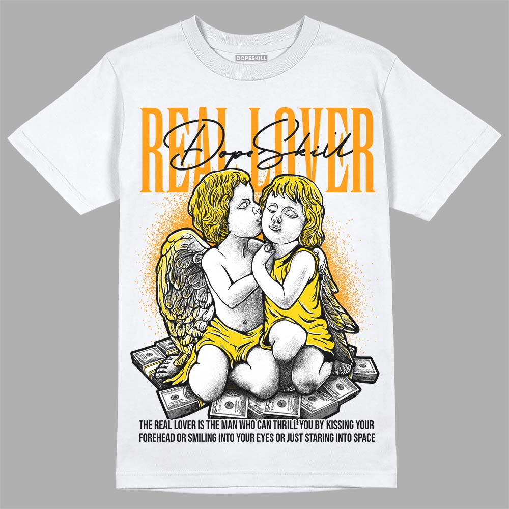 Jordan 6 “Yellow Ochre” DopeSkill T-Shirt Real Lover Graphic Streetwear - White 