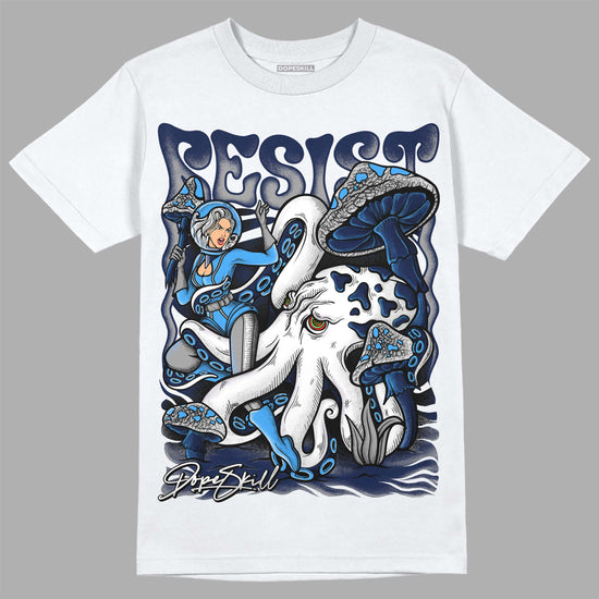 Jordan 3 "Midnight Navy" DopeSkill T-Shirt Resist Graphic Streetwear - White