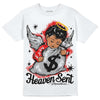 Jordan 1 Low OG “Shadow” DopeSkill T-Shirt Heaven Sent Graphic Streetwear - White