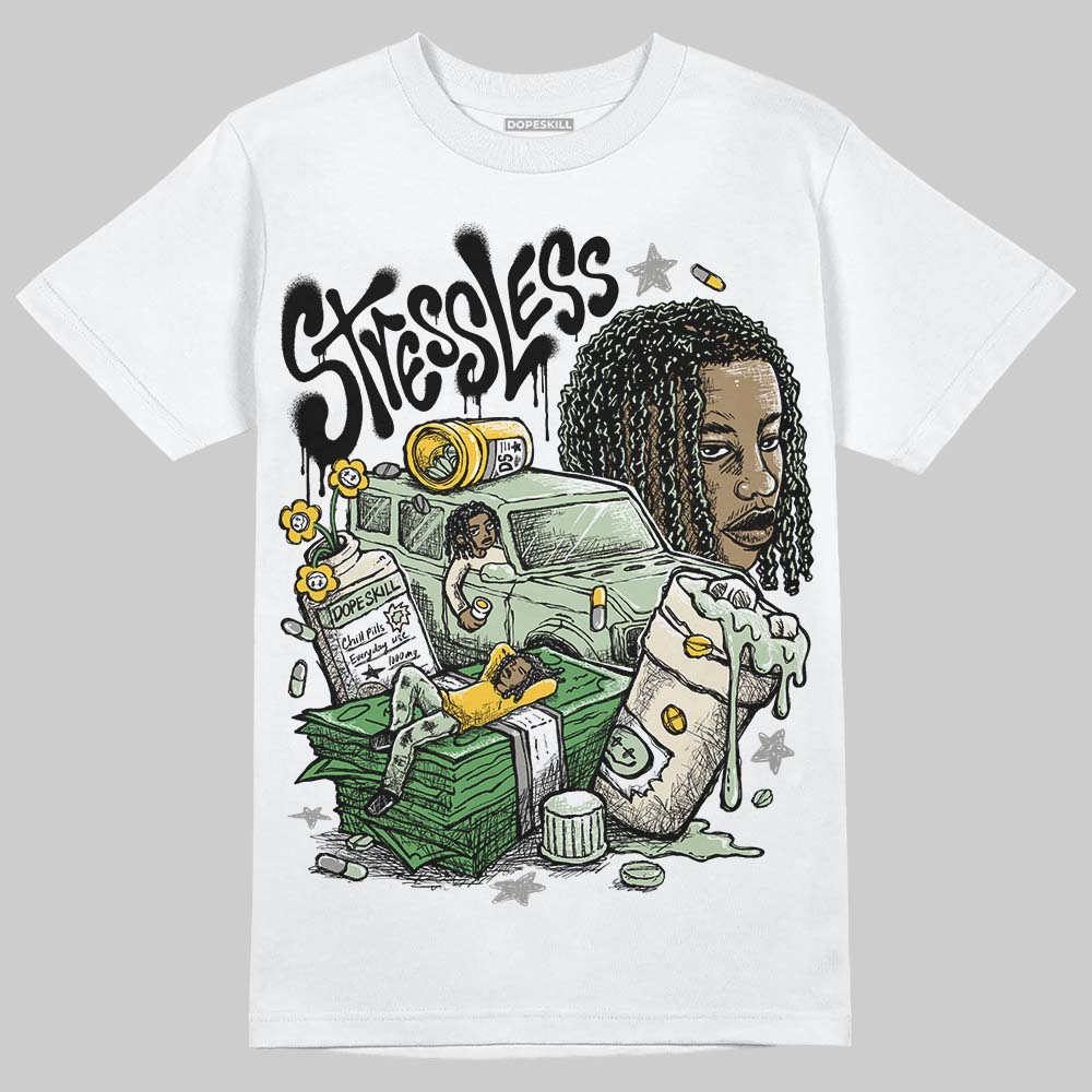 Jordan 4 WMNS “Seafoam” (2025) DopeSkill T-Shirt Stressless Graphic Streetwear - White