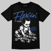 Jordan 1 Low Travis Scott x Fragment DopeSkill T-Shirt Flexin' Graphic Streetwear - Black
