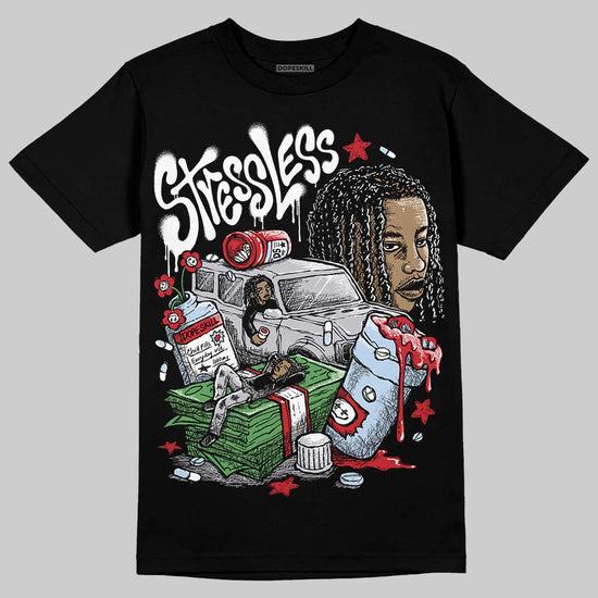 Jordan 5 Retro OG Black Metallic Reimagined DopeSkill T-Shirt Stressless Graphic Streetwear - Black