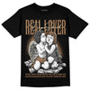 Jordan 6 WMNS Gore-Tex Brown Kelp DopeSkill T-Shirt Real Lover Graphic Streetwear - Black