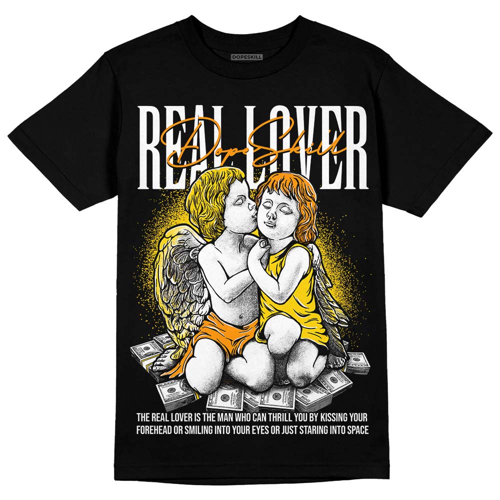 Jordan 6 “Yellow Ochre” DopeSkill T-Shirt Real Lover Graphic Streetwear - Black