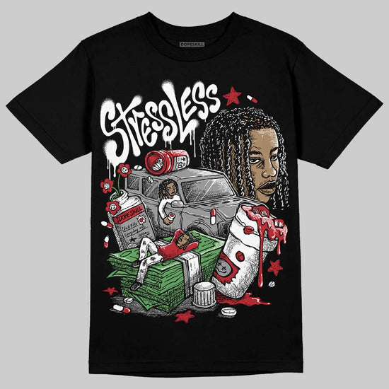 Jordan 14 Retro ‘Black Toe’ DopeSkill T-Shirt Stressless Graphic Streetwear - Black