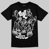 Dunk Low Panda White Black DopeSkill T-Shirt Real Y2K Players Graphic Streetwear - Black