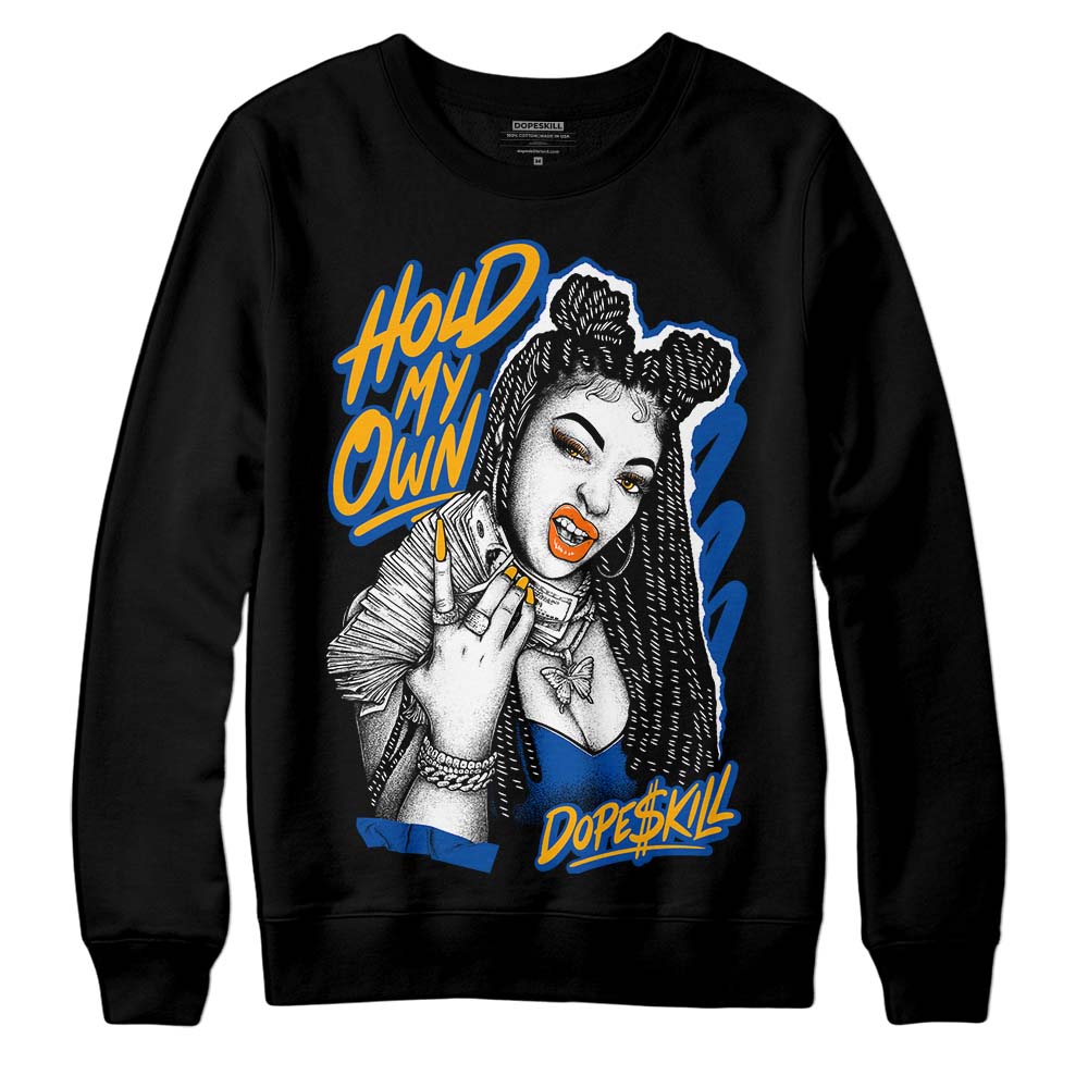 Dunk Blue Jay and University Gold DopeSkill Sweatshirt New H.M.O Graphic Streetwear - Black